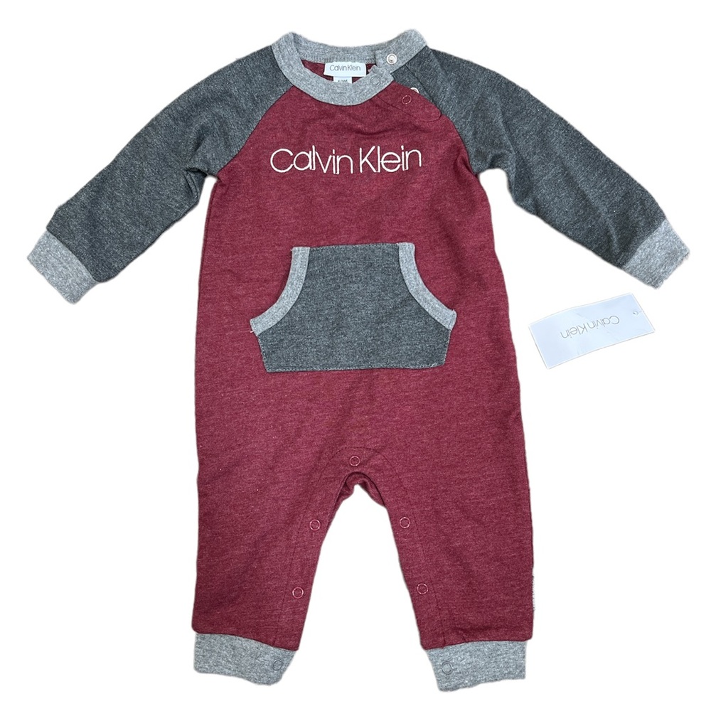 Calvin Klein once piece long sleeve bodysuit 6-9 months